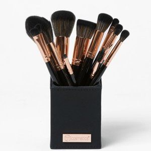 BH Cosmetics Rose Gold - 13 Piece Makeup Brush Set Never Used